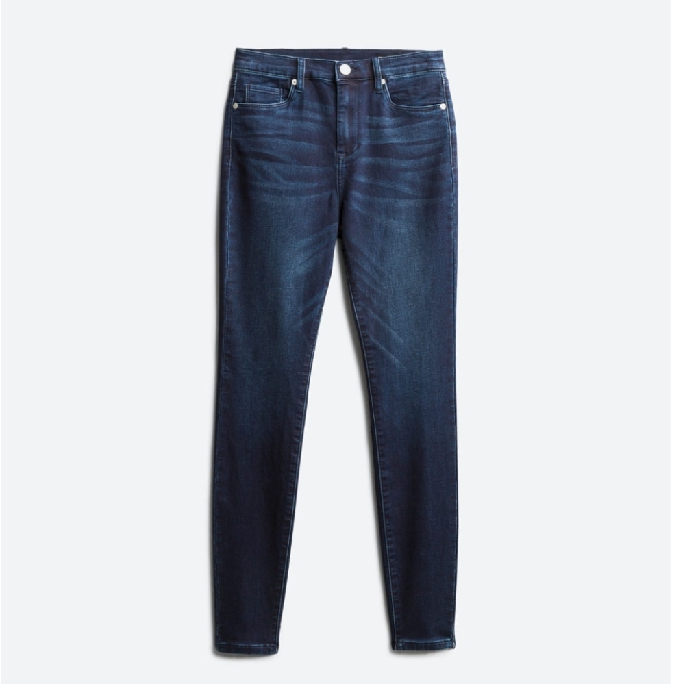 Dark wash skinnies